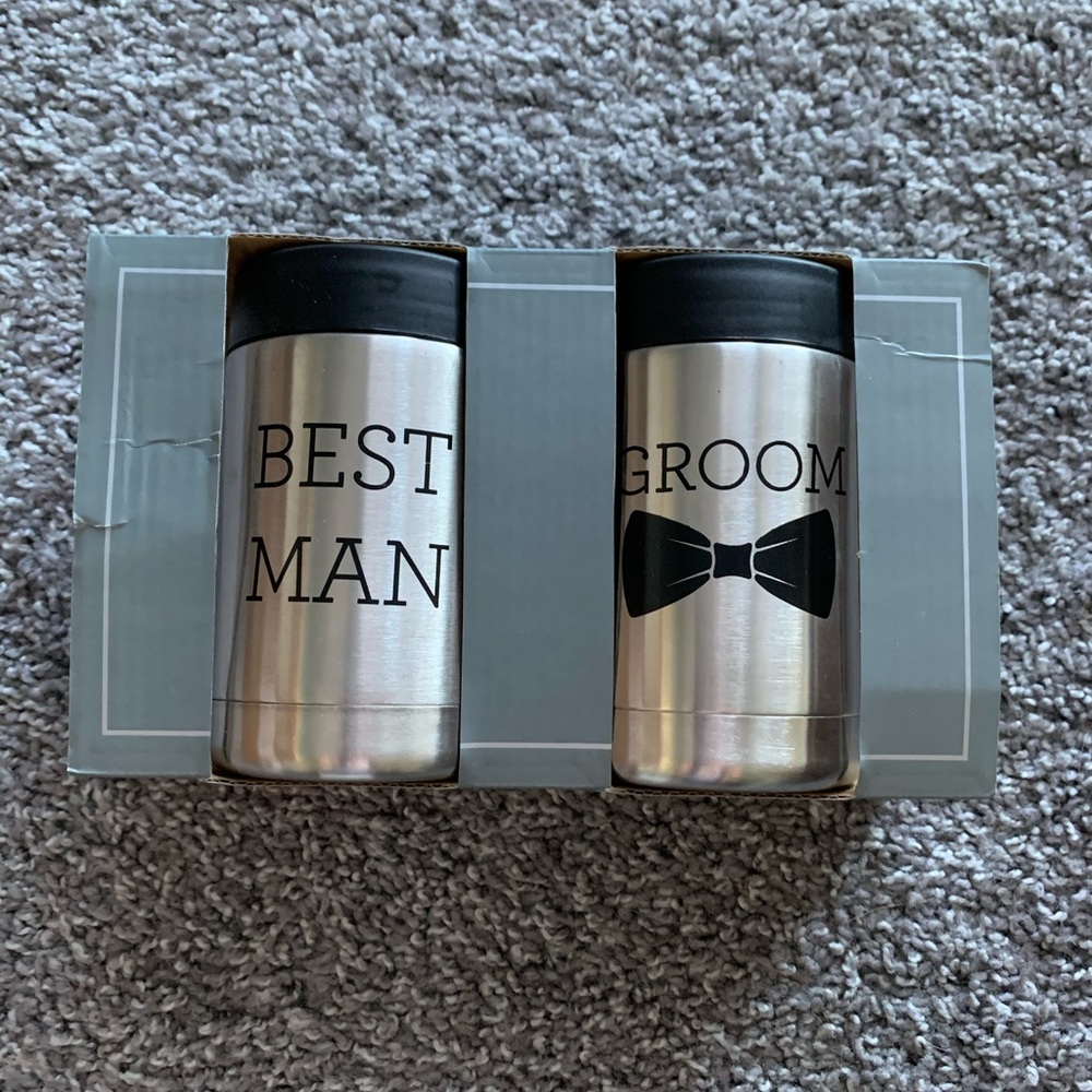 Best man and groom tumblers
